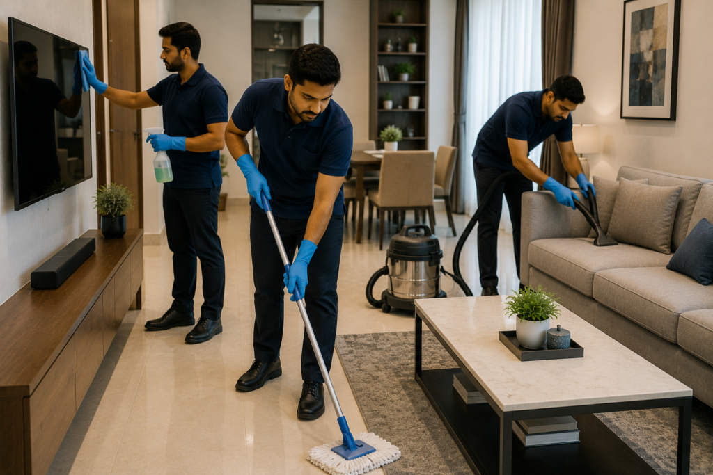 Professional housekeeping services in Guntur by Haimi Cleaning Services