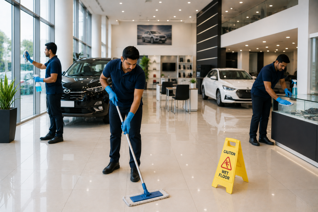 Professional showroom cleaning services in Guntur by Haimi Cleaning Services