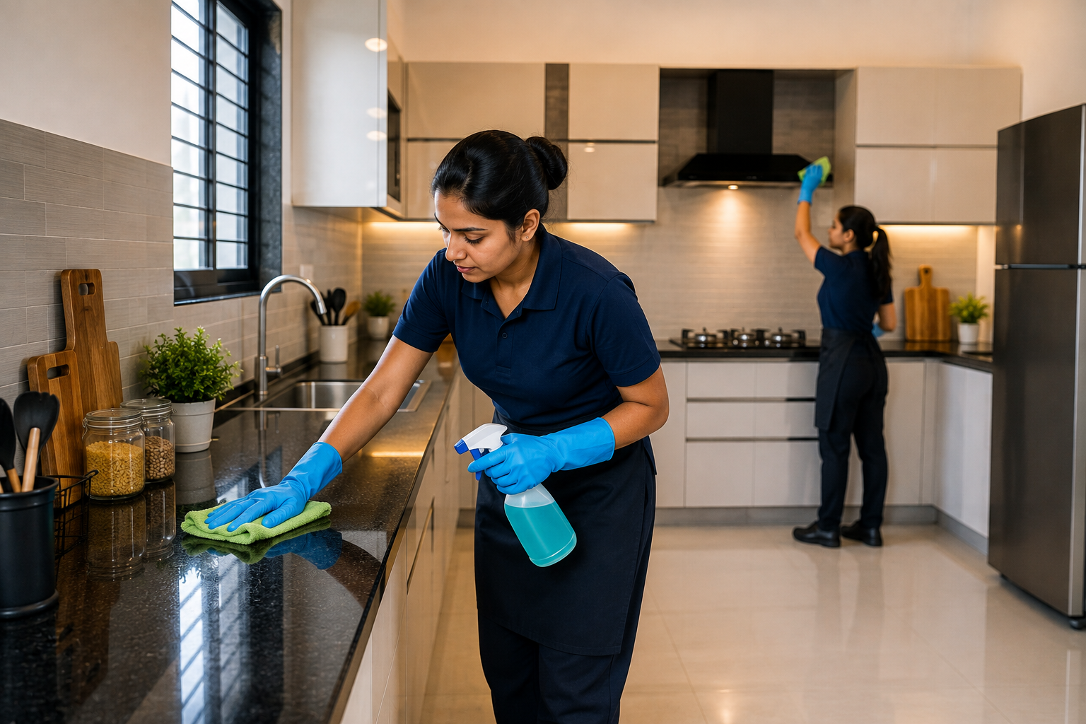 Kitchen cleaning services in Guntur by Haimi Cleaning Services